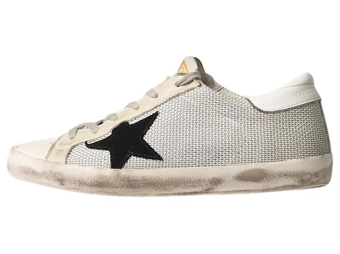 Golden Goose Deluxe Brand Sapatilhas Superstar Cinzentas - tamanho EU 37 Cinza Couro  ref.1376071